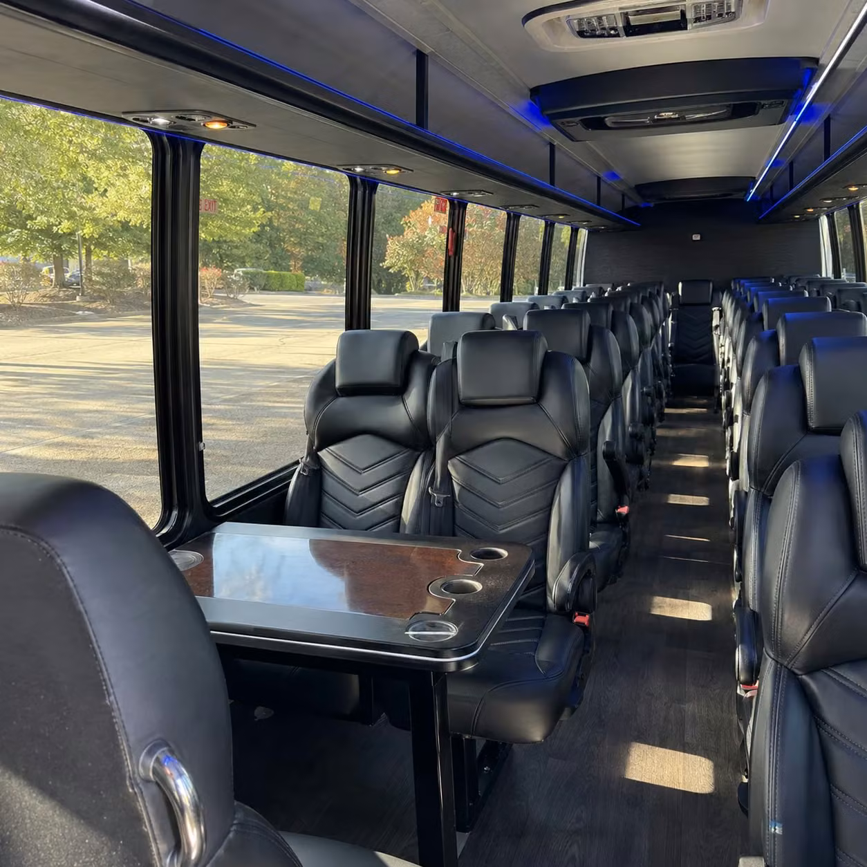 25 passenger minibus inside