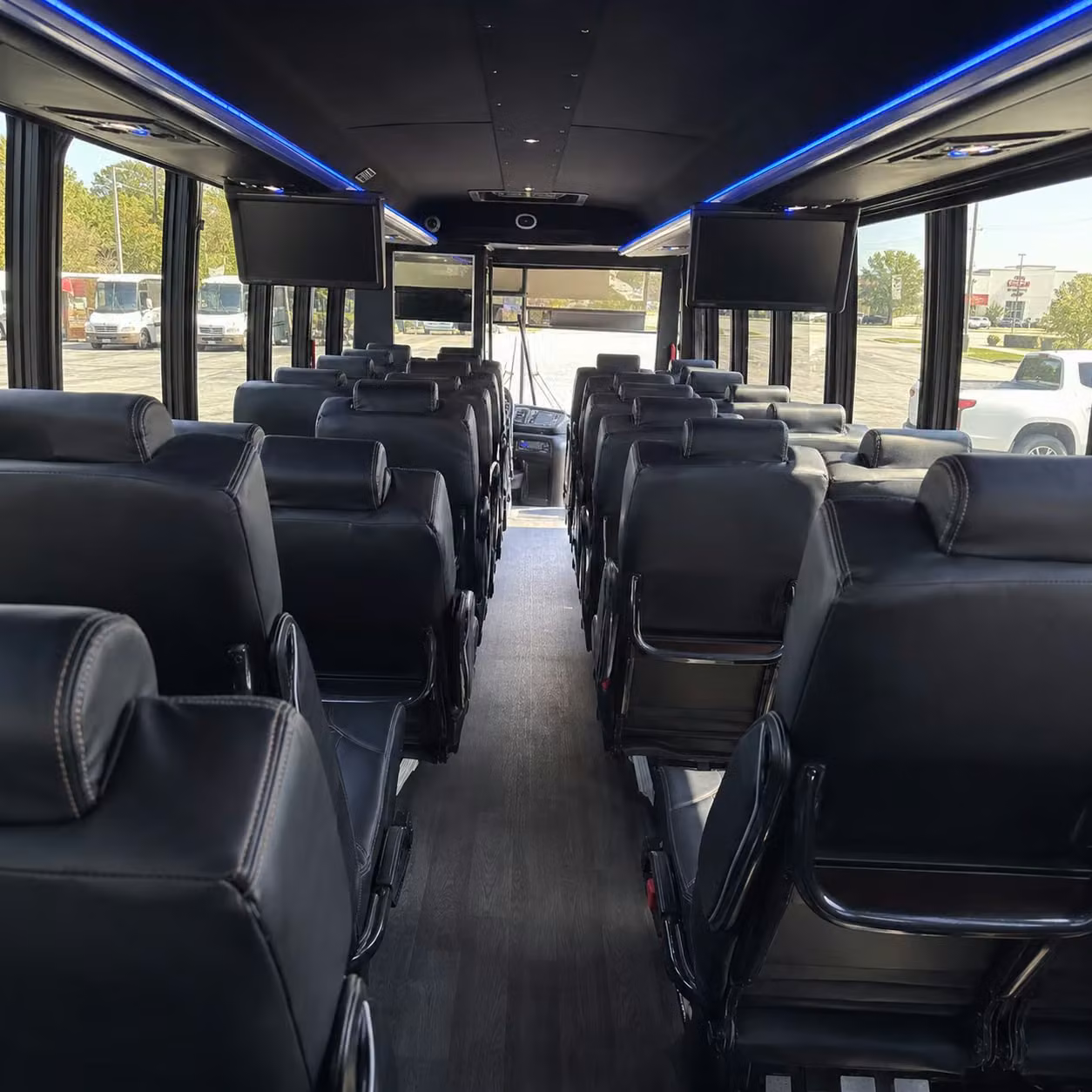 30 passenger minibus inside