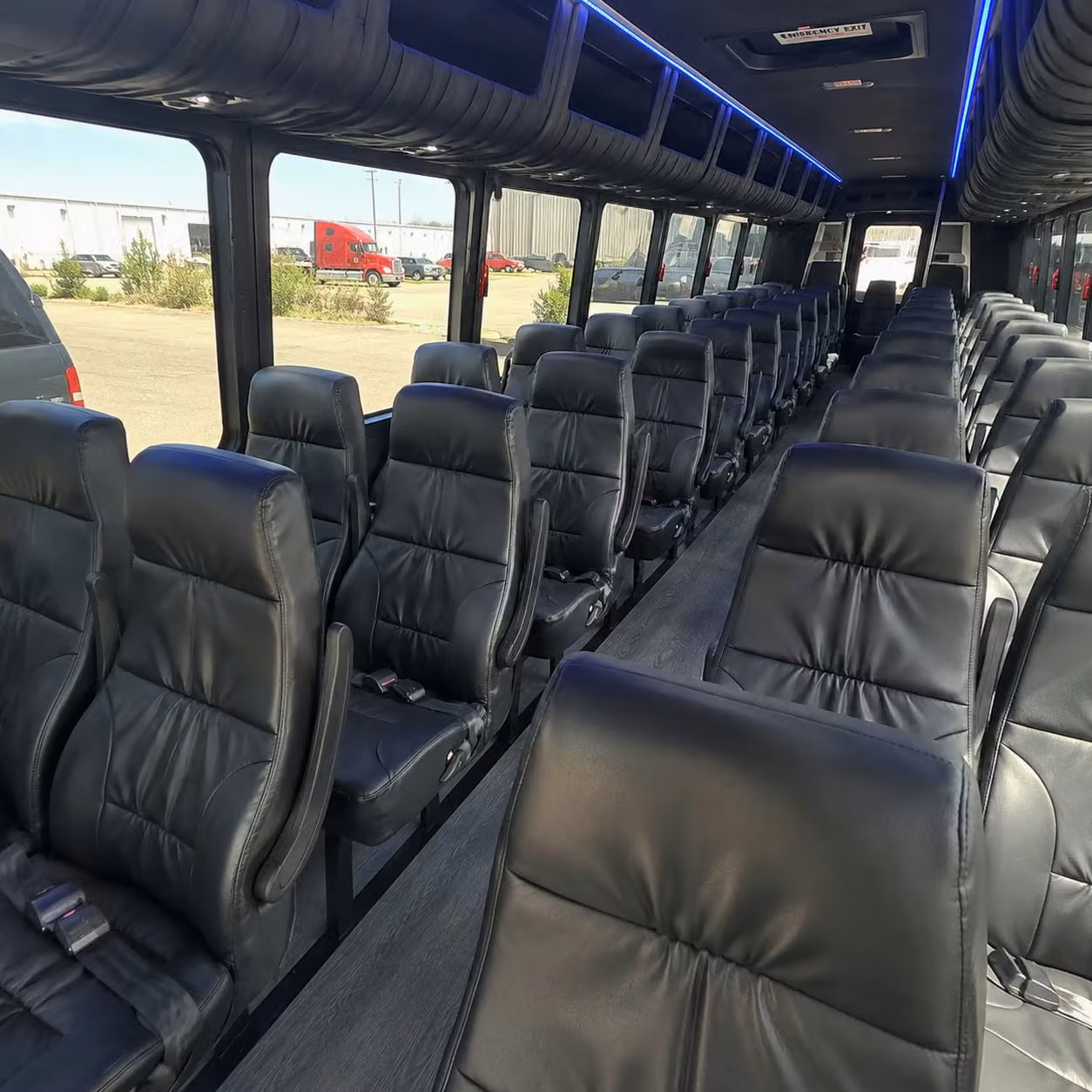 30 passenger minibus interior