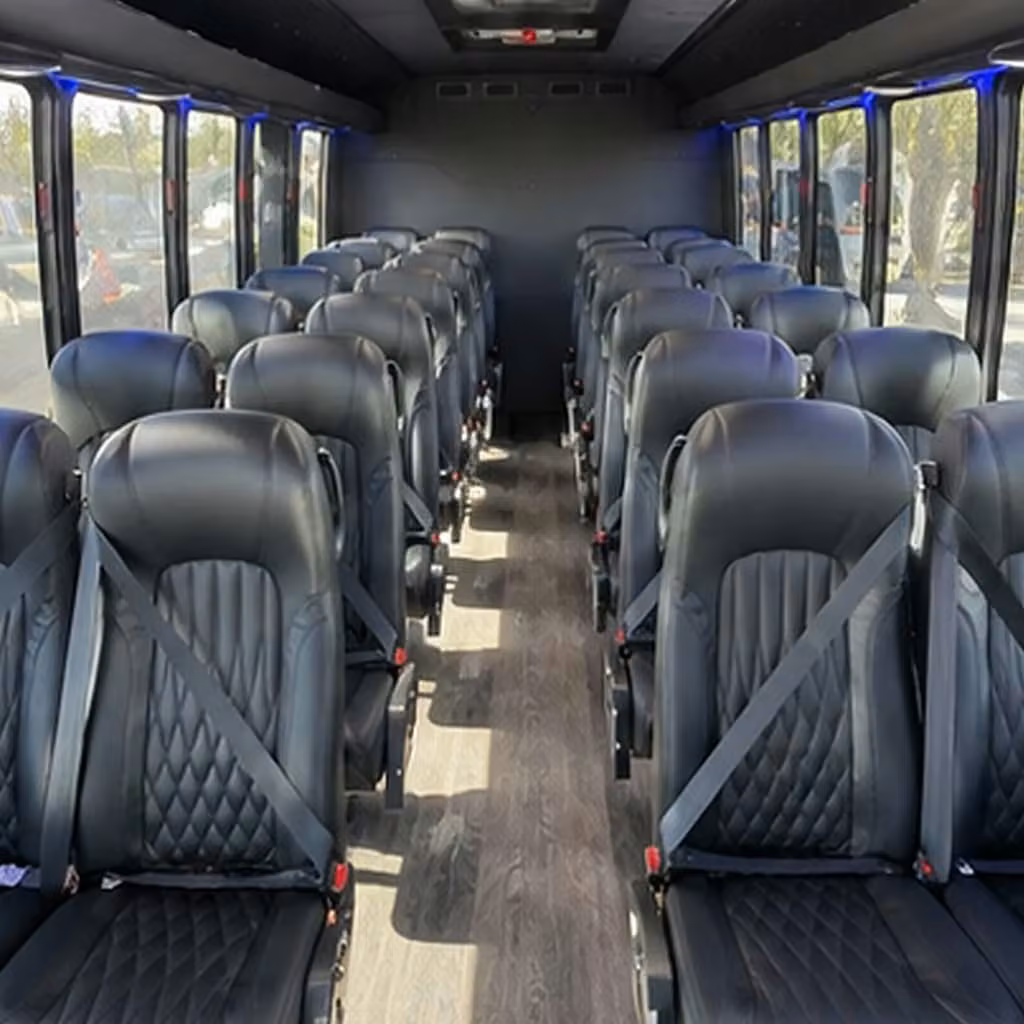 35 passenger minibus interior