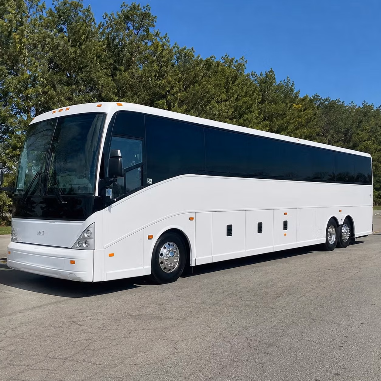 56 passenger charter bus